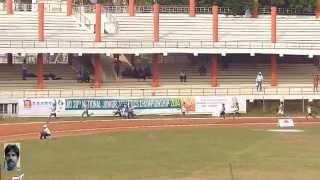 JUNIOR MEN'S 400m RUN FINAL.30th NATIONAL  JUNIOR ATHLETICS CHAMPIONSHIPS-2014