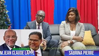 INTERVIEW EXCLUSIVE DU  Consulat Général d’Haiti au Suriname