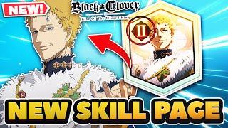 JULIUS IS GETTING A NEW SKILL PAGE! NEW BUFF INCOMING! | Black Clover Mobile