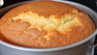 Cake 12 spoons! No scale! No cups! Tasty and very simple cake recipe||How to Make easy sponge cake