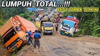 BATU JOMBA LUMPUH TOTAL, Ratusan Truk Dan Mobil Terjebak Di Batu Jomba #batujomba #batujombahariini