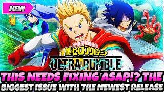 THIS NEEDS FIXING ASAP!? The Major Issue With The New Character! (My Hero Ultra Rumble Mirio)