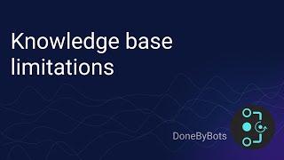 Voiceflow knowledge base limitations