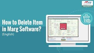 How to Delete Item in Marg Software [English]