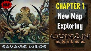 Savage Wilds Mod (SW) Chapter 1 - New Map To Explore - Conan Exiles (PC gameplay)