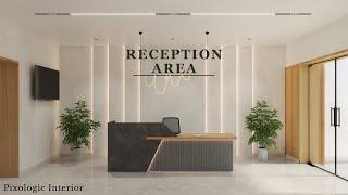 Modern reception area Design | Amazing reception desks #interior designs | Pixologic Interior