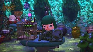 LA CAVERNE D'EUPHENIA LA SORCIÈRE VERTE DE L'ILE SANS MAIRIE ANIMAL CROSSING NEW HORIZONS LET’S PLAY