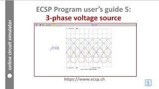 user's guide www.ecsp.ch: 3-phase source with transient reactance.