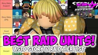 Best Story & Raid Units in ASTD! | Official Tier List