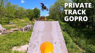 Private Farm Motocross Track - GoPro Riding