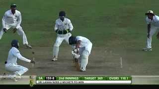 Sri Lanka v South Africa 2nd Test - Day 5: Highlights