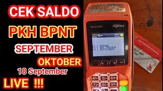 LIVE!CEK SALDO KKS PKH BPNT 19 September 2024 Pagi,kapan pkh bpnt cair?pkhhariini#pkh#bpnt#bansos