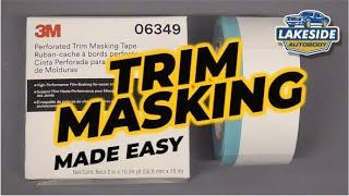 Masking Rubber Trim w/ 3M Perforated Trim Masking Tape - Awesome!