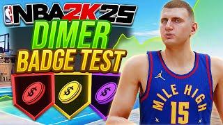 NBA 2K25 Best Build Tips: Dimer Badge Test on 2K25