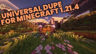 Minecraft Universal Dupe Method *ANY SERVER* (1.21.4)