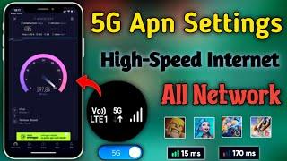 How do i set up my APN Settings 5G in All Network 2024