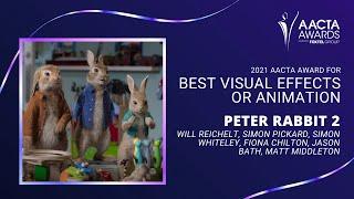 Peter Rabbit 2 wins Best Visual Effects or Animation | 2021 AACTA Awards