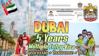 UAE  5 years Long Term-Multiple Entry-Tourist visa| DUBAI Visa for Bangladeshi| How to apply