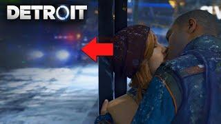 Markus Kisses North to Hide from the Police - DETROIT BECOME HUMAN