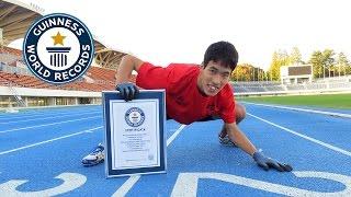 Guinness World Records Day 2014 - Fastest 100m on All Fours