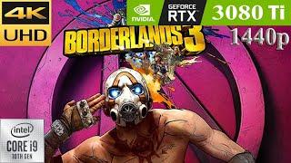 Borderlands 3: RTX 3080 Ti | 1440p | Settings Badass, Ultra, High, Medium & Very Low | FPS Benchmark