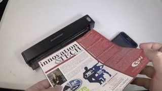 Fujitsu Mobile Document Scanner ScanSnap iX100 Unboxing Review