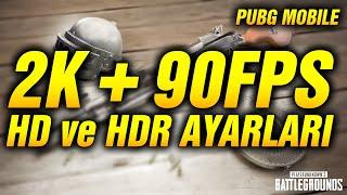 2K+HD ve HDR 90 FPS YAPMA !! DETAYLI ANLATIM PUBG MOBILE KASMA SORUNU PC