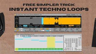 INSTANT TECHNO LOOPS! Free Simpler Trick.