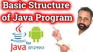 Java Program Basic Structure | Structure Of a Java Program | Java Programming Tutorial in Hindi