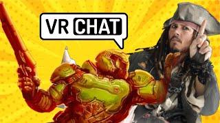 DoomSlayer Rips and Tears VRchat! Jack Sparrow gives advice!