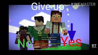 Minecraft story mode Jesse and erenblaze vs pama wii bootleg game over as Jesse