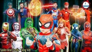 Vampire bắt cóc các Siêu Anh Hùng vào trò chơi sinh tồn- Tổng Hợp Video Hay Nhất|| Spider-Man Family