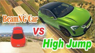 Car vs High Jump rack | Beamng Drive | #beamng car #beamng #beamngcrash