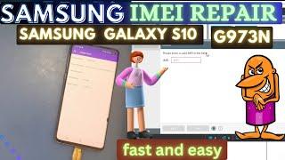 Samsung Galaxy S10 G973N u7 imei Repair and patch