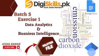 Digiskills Data Analytics and Business Intelligence exercise 1 batch 5 2023  | dstp2.0 batch 5