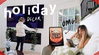 Decorating my home for the holidays (bedroom & office!)! Meal prep & IRON FLAME...