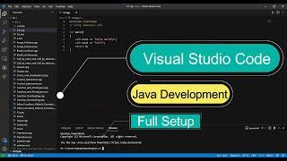 vscode Java Setup | How to Set Up Java in Visual Studio Code on Windows | vsCode Java Development