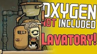 Oxygen Not Included - Poopy Pipe Nightmare - Lavatory Complete! - Oxygen Not Included Gameplay Pt 9