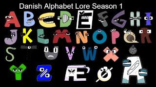 Danish Alphabet Lore Season 1 - The Fully Completed Series | NJsaurus