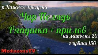 Русская Рыбалка 4 р Нижняя Тунгуска Чир Пелядь Ряпушка + прилов на матч 19 09 23