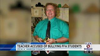 Marion teacher accused of bullying farming students