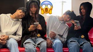 SLEEPING PRANK IN METRO :- PART 3 ||CUTE GIRL REACTION ️ II VIRAL SLEEPING PRANK 