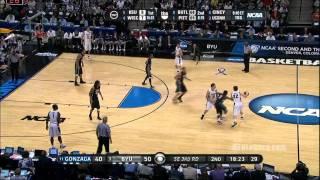 Jimmer Fredette Destroys Gonzaga (NCAA)