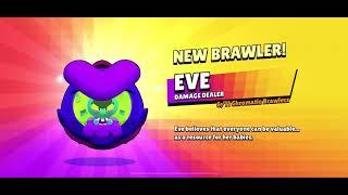 Brawl Stars Eve Unlocking Animation! (New Chromatic Brawler)