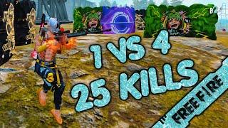 [B2K] قيم بدون تعليق متعه بلا حدود | CRAZY KING 1 VS 4 25 KILLS