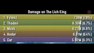 Top Damage on The Lich King 25 Heroic | BiS Combat Rogue (PvE) (WotLK) | Icecrown Citadel 25 Heroic