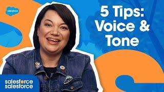 5 Tips on How to Create a Great Brand Voice & Tone | Salesforce on Salesforce