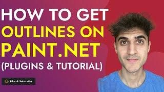 How to get outlines on Paint Net (Plugins & tutorial)