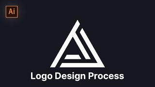 How to Make Creative Modern Logo in Illustrator | #logodesignprocess  | SoftAsia Tech