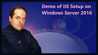 Web Server Setup Lab on Windows Server 2016